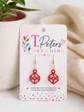 Geometric Cube Dangle Earring